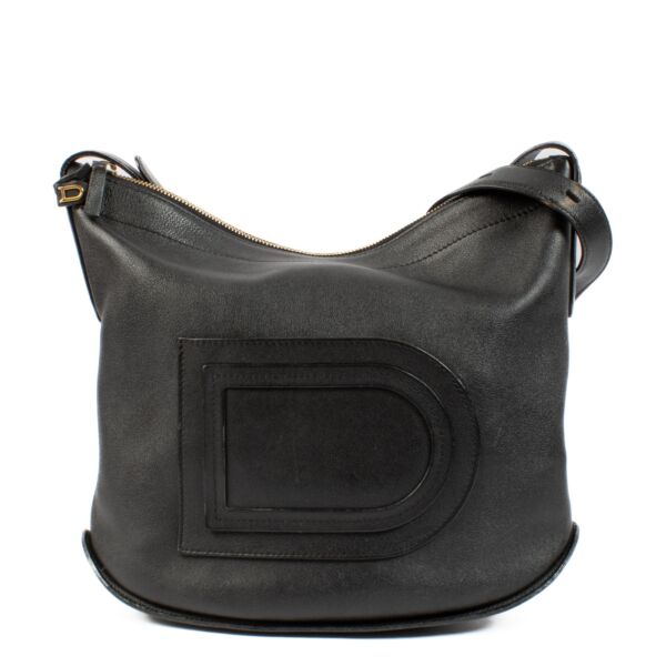 Delvaux Black Pin Baudrier Crossbody Bag