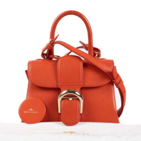 Delvaux Piment Sellier Brillant Mini Bag