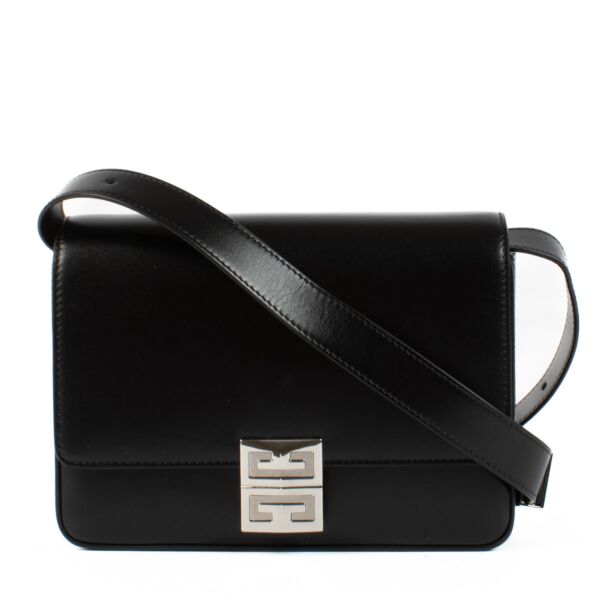 Givenchy Black Box Calfskin Medium 4G Crossbody Bag