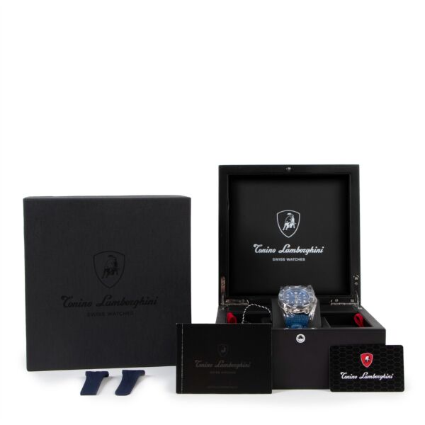 Tonino Lamborghini Panfilo Date Blue Watch