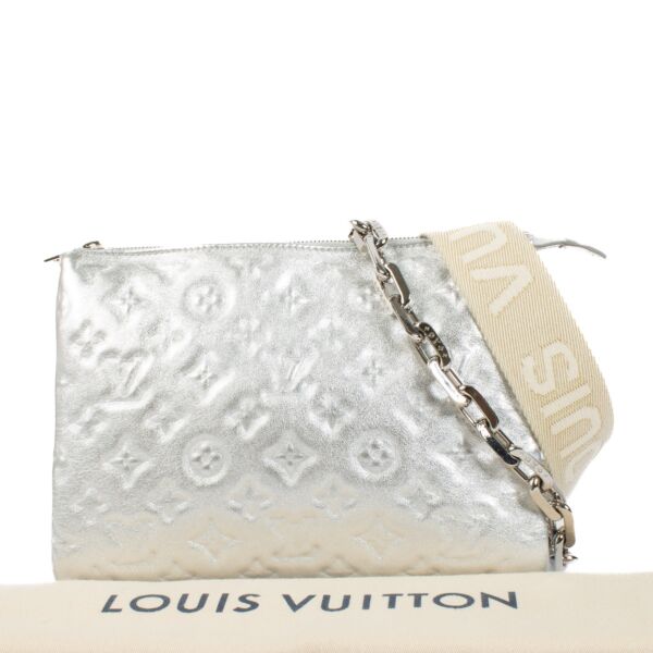 Louis Vuitton Silver Coussin PM Bag
