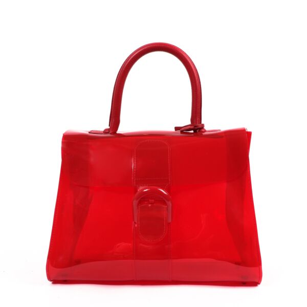 Delvaux Brillant Chaperon Rouge Vinyl Bag