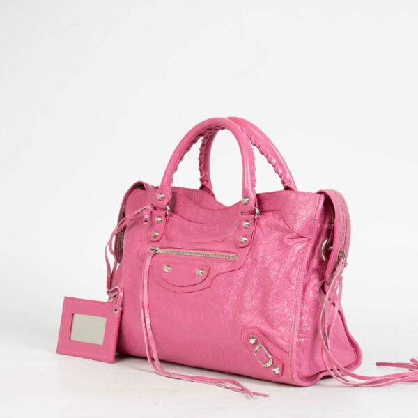 Balenciaga Pink City bag