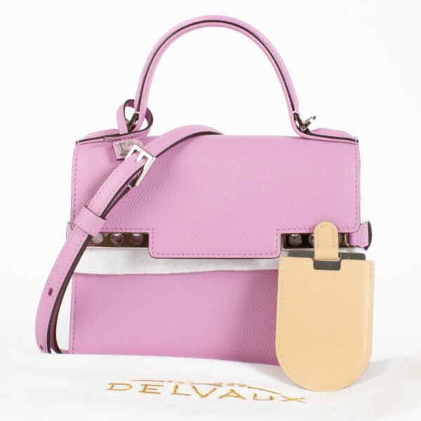Delvaux Orchid Alpine Calf Top Tempête Small Bag