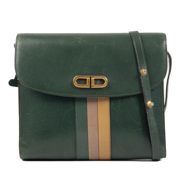 Shop 100% authentic second-hand Delvaux Green Crossbody on Labellov.com