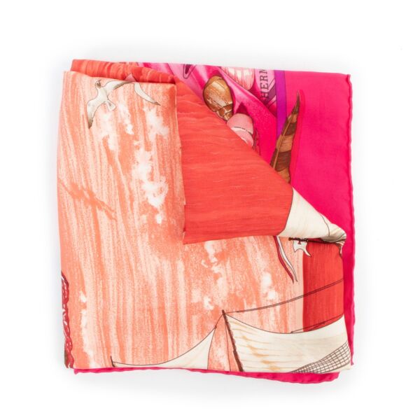 Hermès "Christophe Colomb Découvre l'Amérique" Carré 90 Silk Scarf