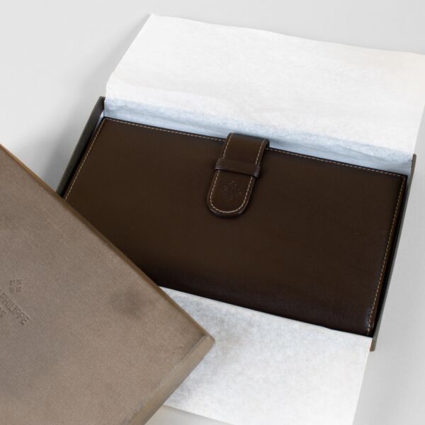 Patek Philippe Brown Leather Wallet