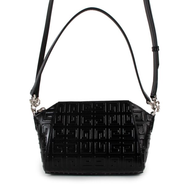 Givenchy Black Antigona XS 4G Leather Bag