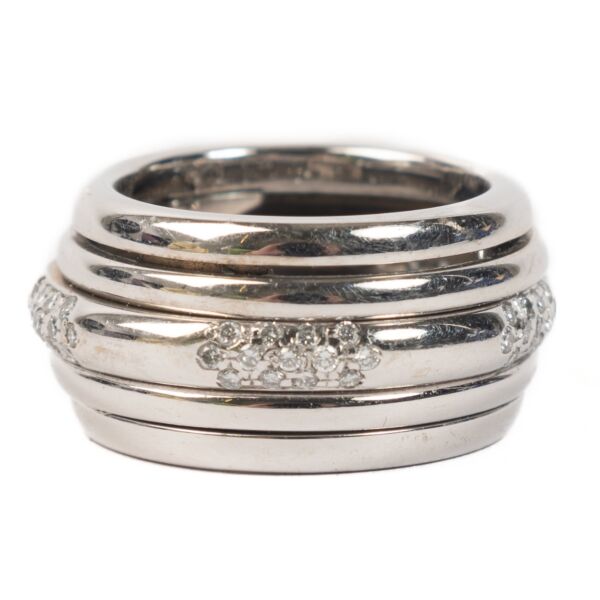 Piaget White Gold Possession Diamond Ring - Size 52