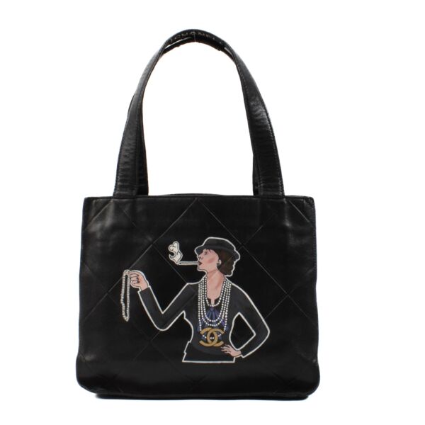 shop 100% authentic second hand Chanel Black Tag Personalized Mini Tote Bag on Labellov.com