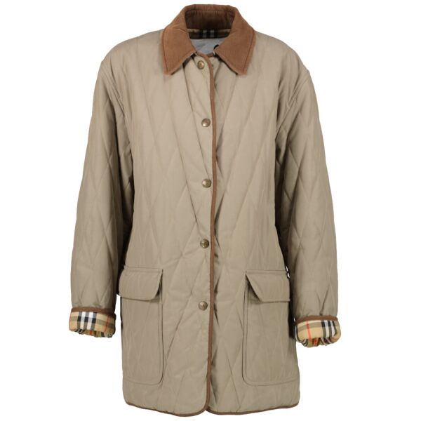 Burberry quilted jacket 