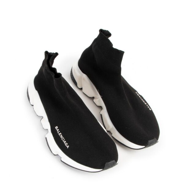 Balenciaga Black Speed Sneakers - Size 39