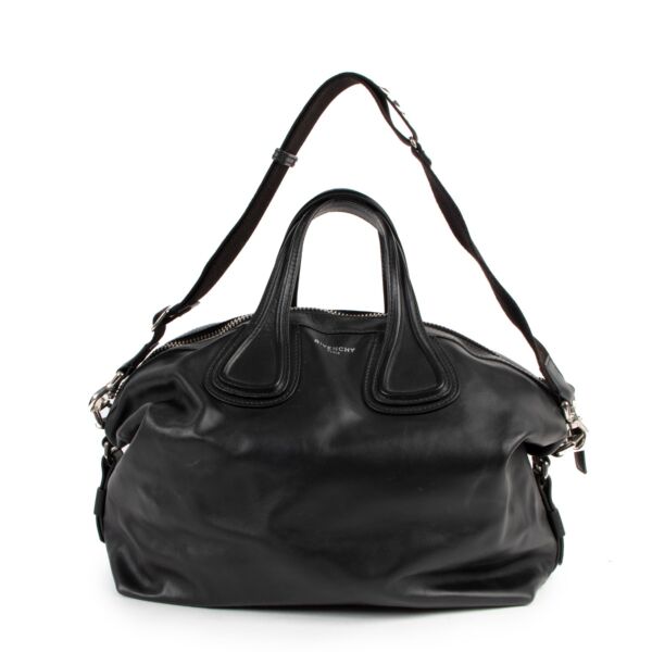 Givenchy Black Medium Nightingale Smooth Leather Handbag