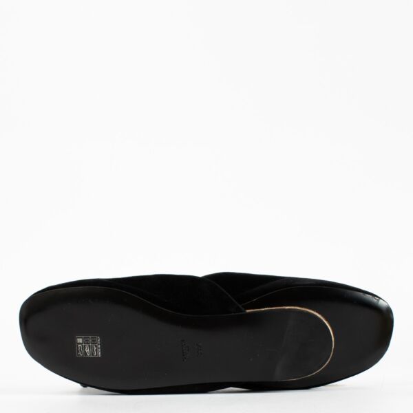 Gucci Black Velvet Loafers - Size 39 1/2