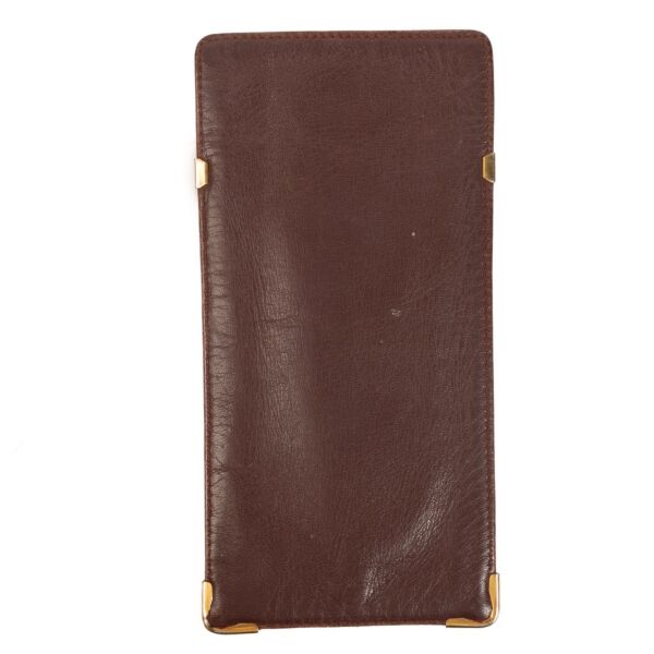 Cartier Burgundy Glasses Case