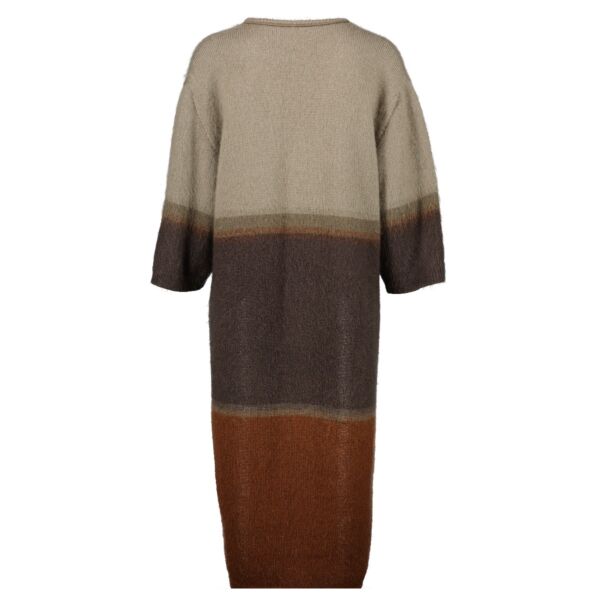 Hermès Brown Mohair Tassel Dress - Size 42
