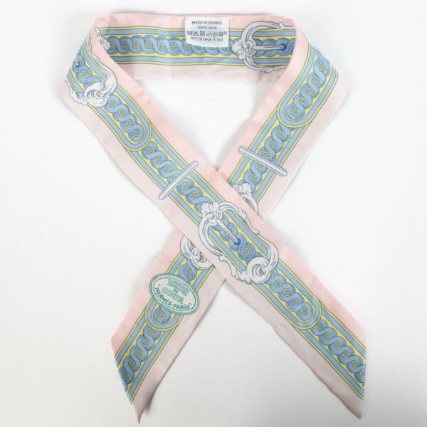 Hermès Multicolor Pink Twilly