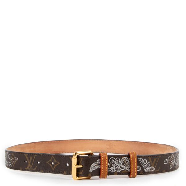 Louis Vuitton Monogram Dentelle Belt - size 90