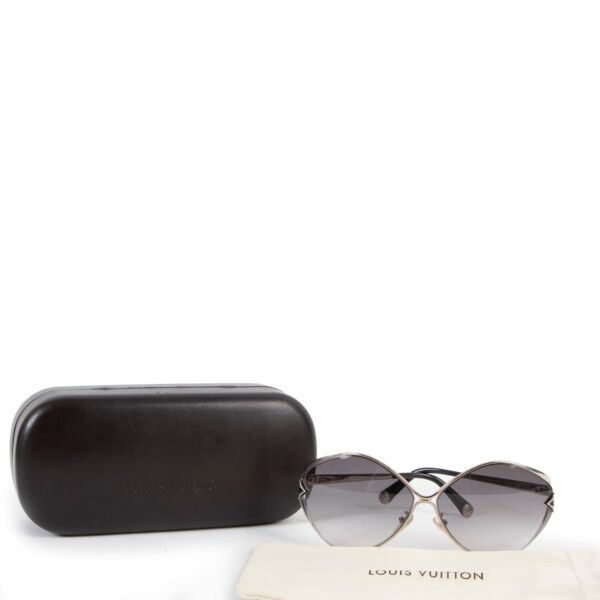 Louis Vuitton Silvertone Laurel Sunglasses