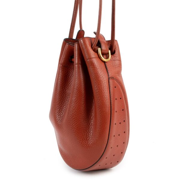 Delvaux Orange Tabarin PM Crossbody Bag