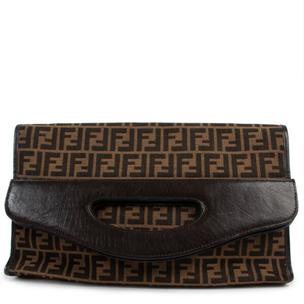 Fendi Vintage Zucca FF Two-way Tote Bag 