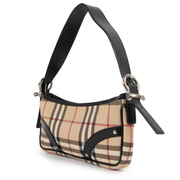 Burberry Vintage Small Check Shoulder Bag