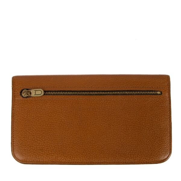 Delvaux Brown Leather Escudo Wallet