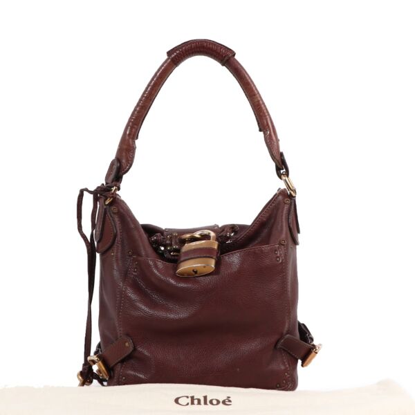 Chloé Brown Leather Paddington Hobo Bag