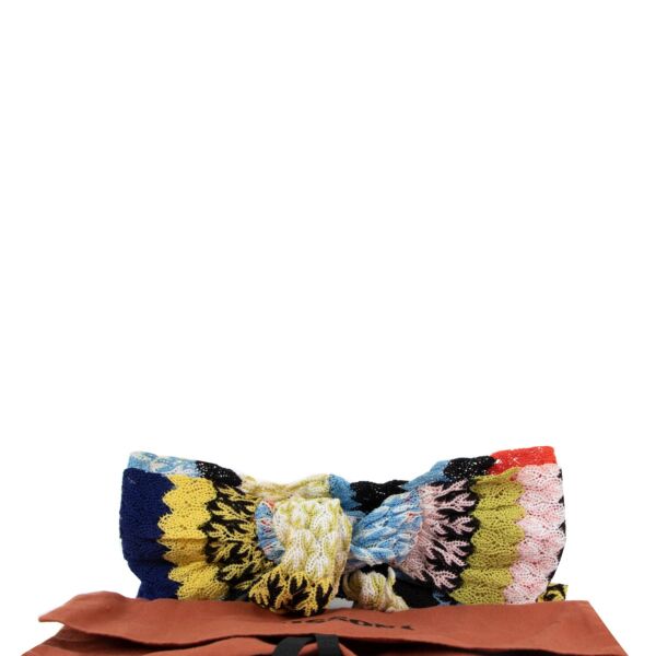 Missoni Wide Multicolor Knitted Headband