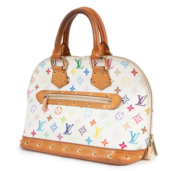 Louis Vuitton White Monogram Multicolore Alma PM