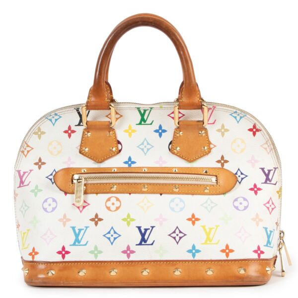 Louis Vuitton White Monogram Multicolore Alma PM