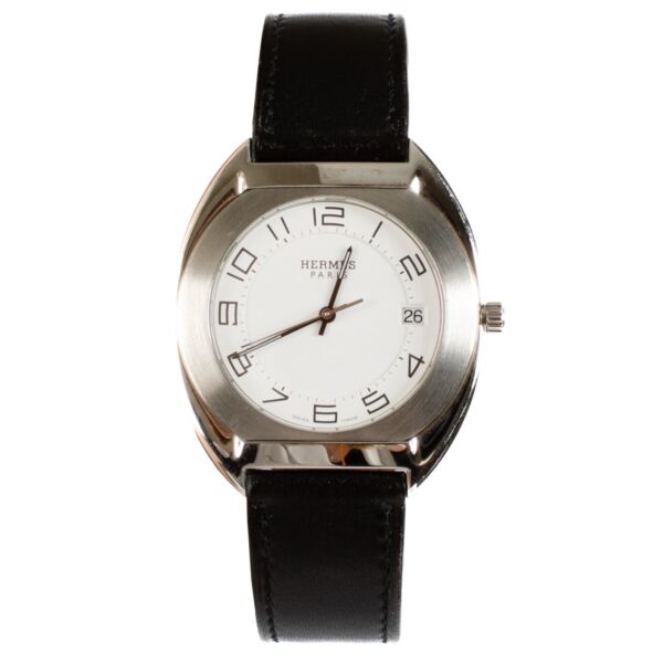 shop 100% authentic second hand Hermès Black Elipse Watch on Labellov.com