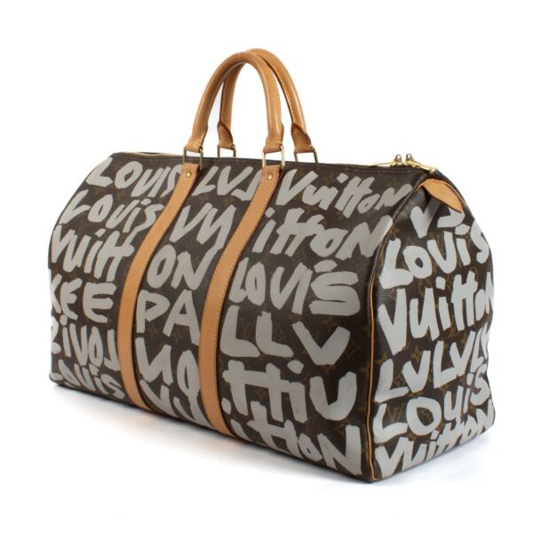 Louis Vuitton Monogram Grafiti Stephen Sprousse Keepall 50 