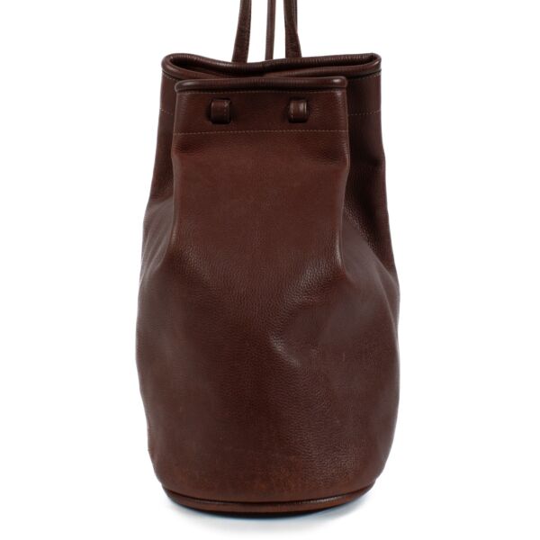 Delvaux Burgundy Pierre De Lune Backpack