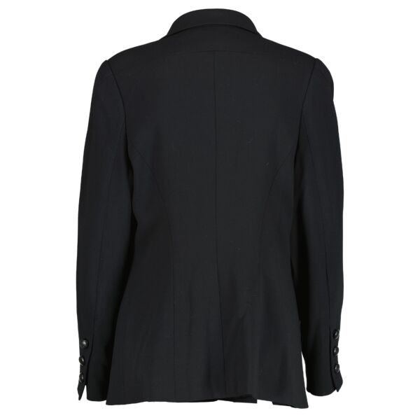 Chanel Cruise 1997 Black Classic Tailored Blazer - Size FR44