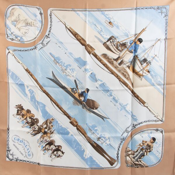 Hermès Gronland Silk Scarf