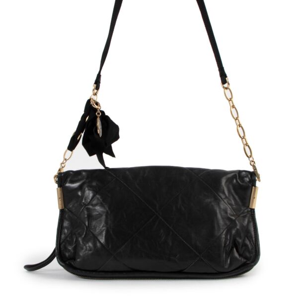 Lanvin Black Quilted Crossbody Bag