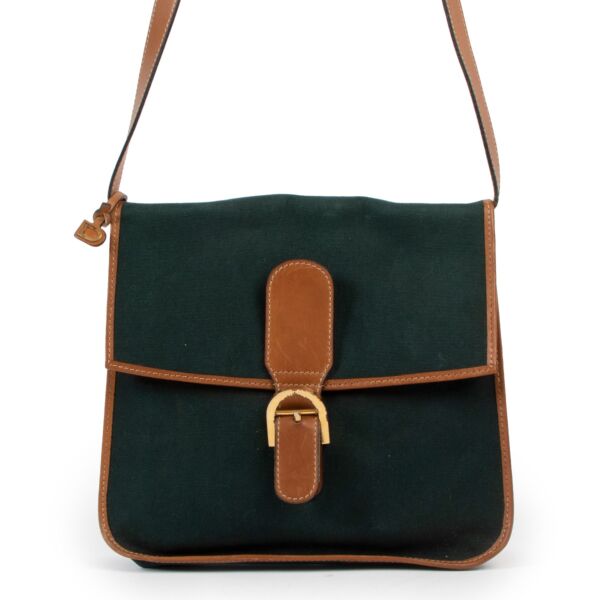 Delvaux Canvas Brillant Messenger Bag