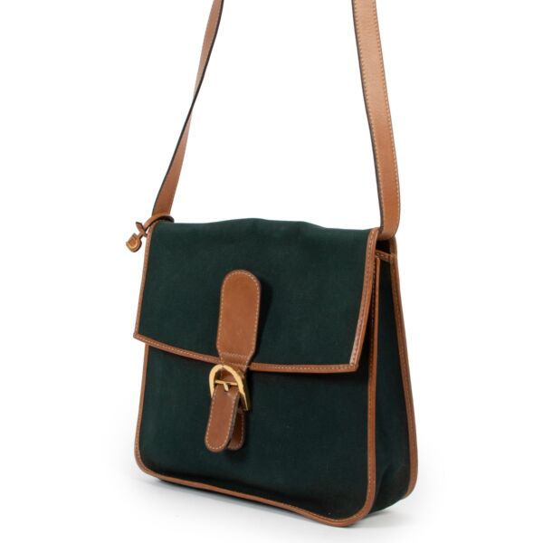 Delvaux Canvas Brillant Messenger Bag