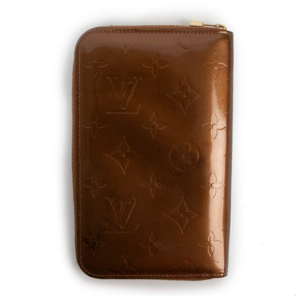 Louis Vuitton Brown Monogram Vernis Zippy Wallet