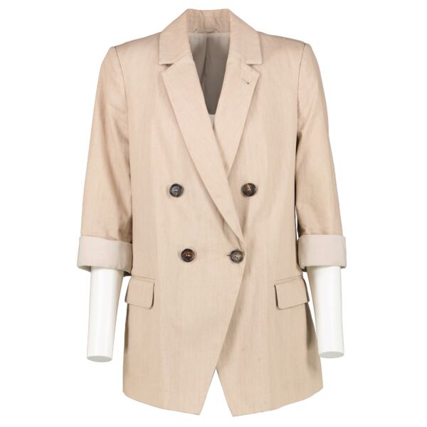 Brunello Cucinelli Beige Jacket - Size 40