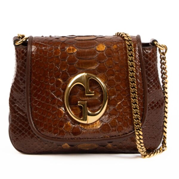 shop 100% authentic second hand Gucci Python Mini Blondie 1973 Bag on Labellov.com