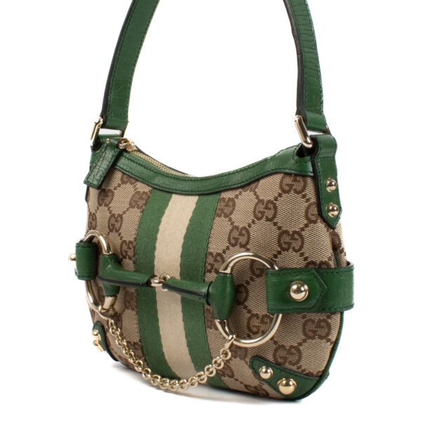 Gucci Green GG Monogram Canvas Mini Bag  