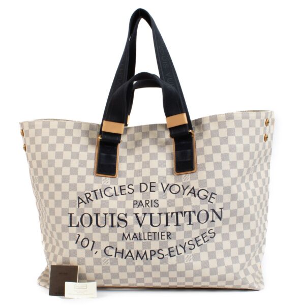 Louis Vuitton Damier Azur Beach Cabas GM Bag