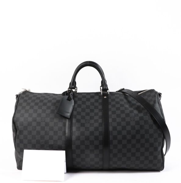 Louis Vuitton Keepall Bandoulière 55 Damier Graphite