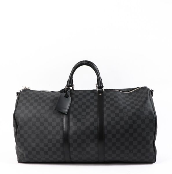 Louis Vuitton Keepall Bandoulière 55 Damier Graphite