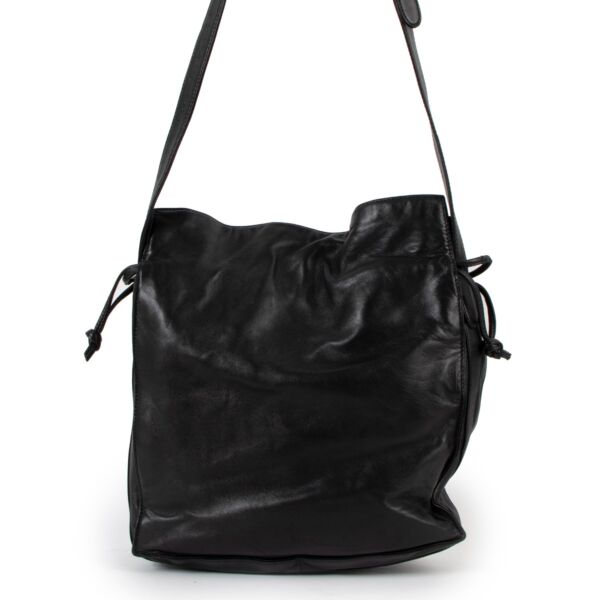 Loewe Vintage Black Nappa Lambskin Crossbody Bag
