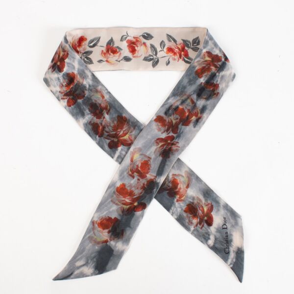 Christian Dior Roses Mitzah Scarf