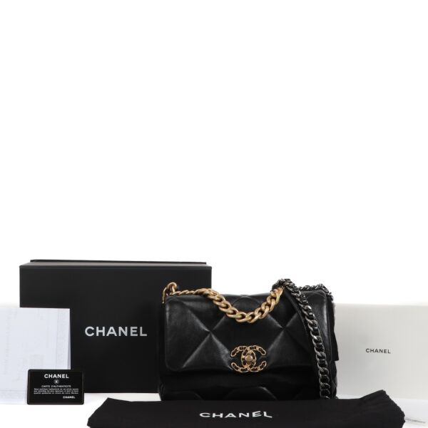 Chanel Black Medium Chanel 19 Handbag