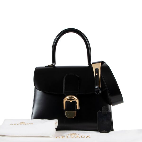 Delvaux Limited Edition Black Brillant Diva Handbag